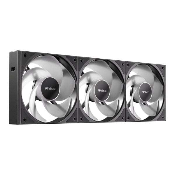 Antec Connect 120 Reverse ARGB PWM Fan 3 Pack  Black