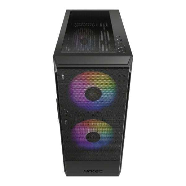 Antec NX416L ATX | Micro-ATX | ITX ARGB Mid-Tower Gaming Chassis  Black