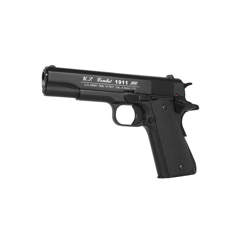ASG 1911 US-C Gas Gun (Semi Auto|Blowback|CO2|18 Rounds|420 FPS|2.85J|4.5mm BB) 19803