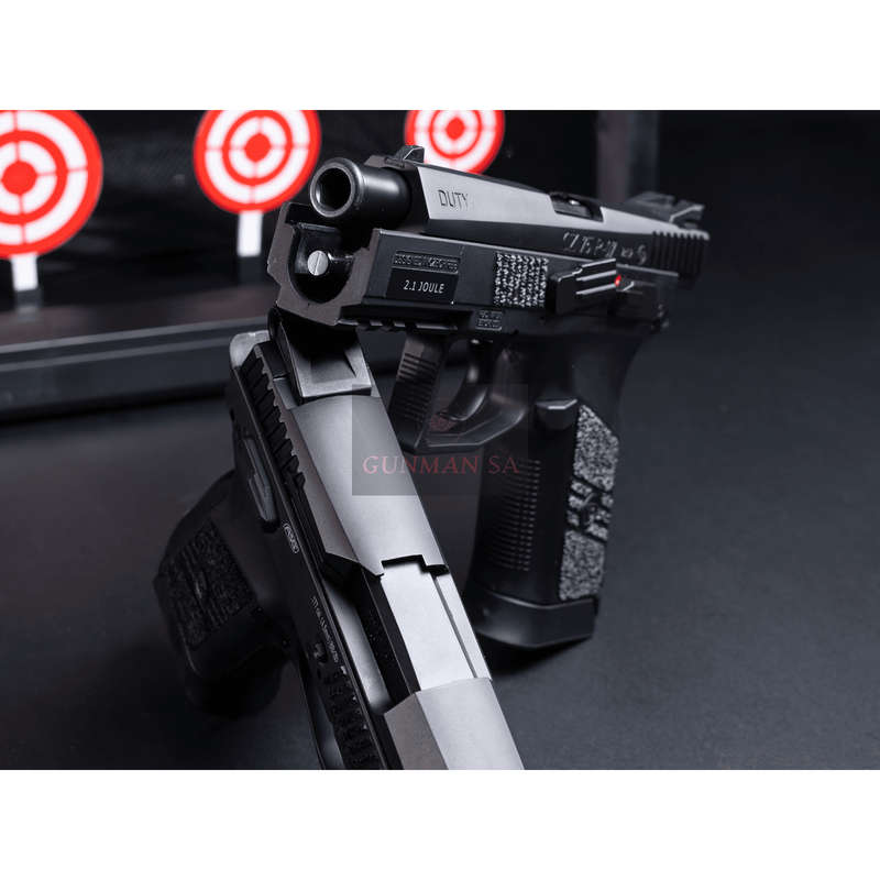 ASG CZ 75 PO-7 Duty Gas Gun (Semi Auto|Blowback|CO2|20 Rounds|361 FPS|2.1J|4.5mm BB) 16728