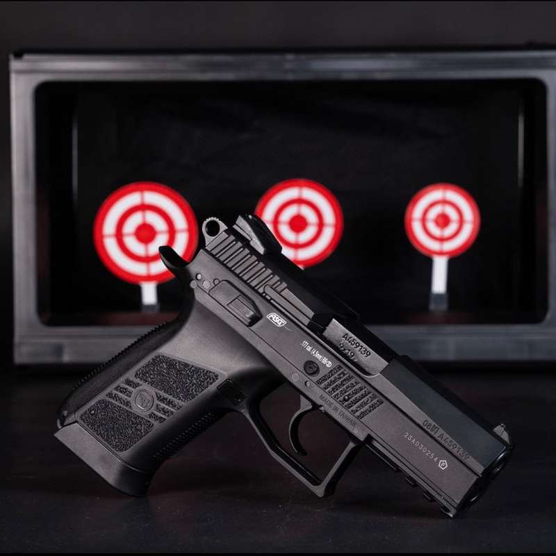 ASG CZ 75 PO-7 Duty Gas Gun (Semi Auto|Blowback|CO2|20 Rounds|361 FPS|2.1J|4.5mm BB) 16728