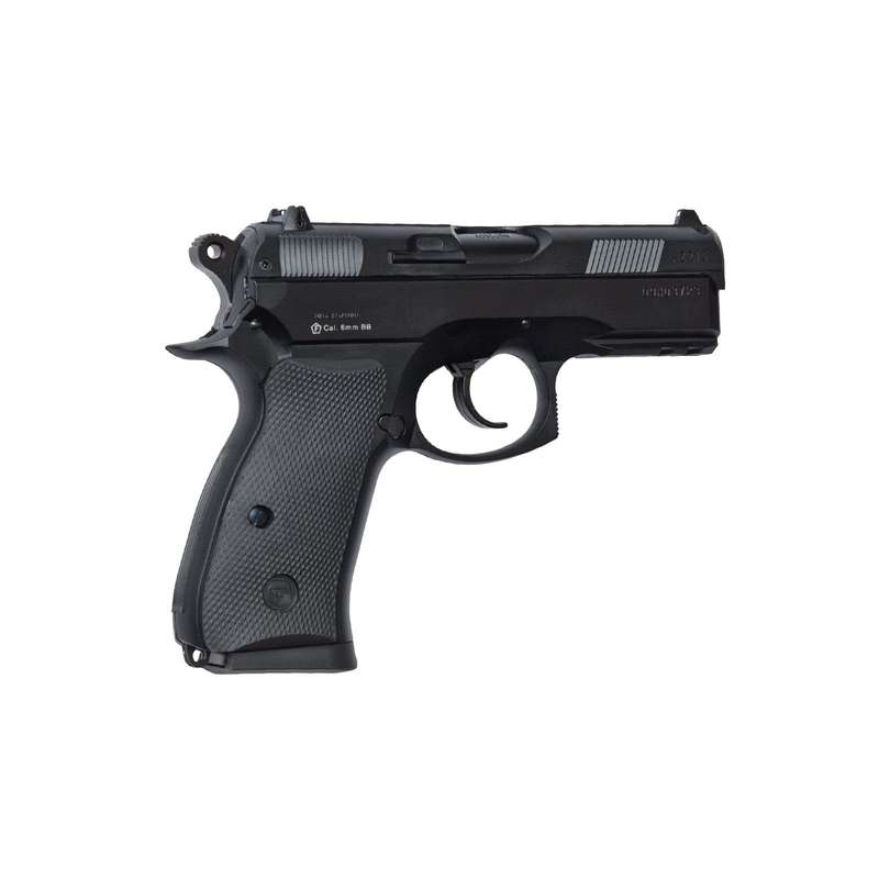 ASG CZ75 D Compact Gas Gun Combo (Semi Auto|NBB|CO2|17 Rounds|380 FPS|2.4J|4.5mm BB) 16086
