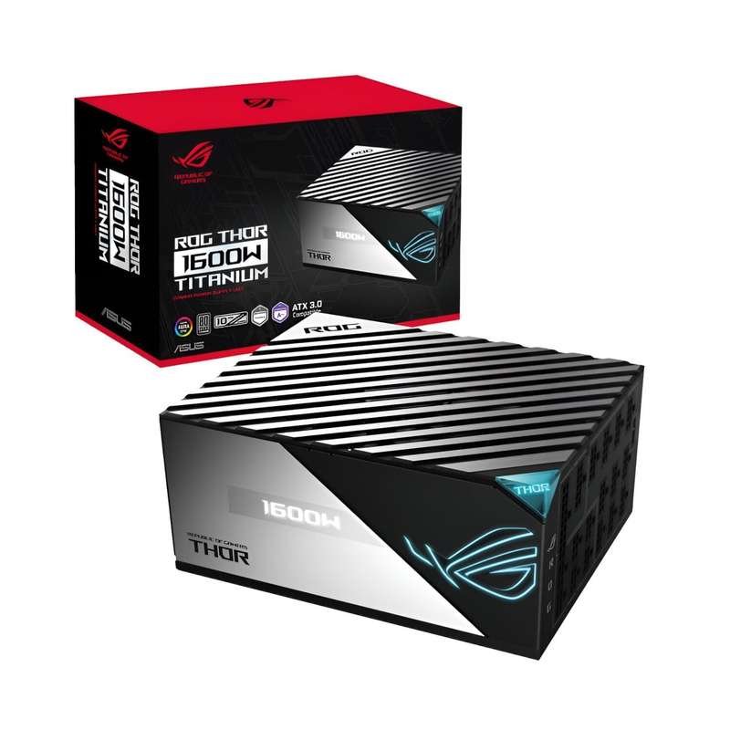 ASUS ROG Thor 1600T Gaming Power Supply  1600W 80+ Titanium