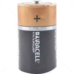Battery - 1.5V Size D Duracell Torch 61mm x 33mm Per Each Part No: BA28-3