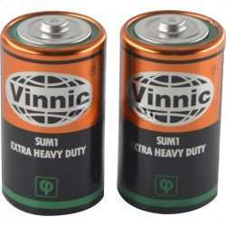 Battery - 1.5V Size D Torch 61mm x 33mm PKCELL Per Each Part No: BA28