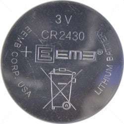 Battery - Lithium 3V CR2430 24mm Part No: BA34-3