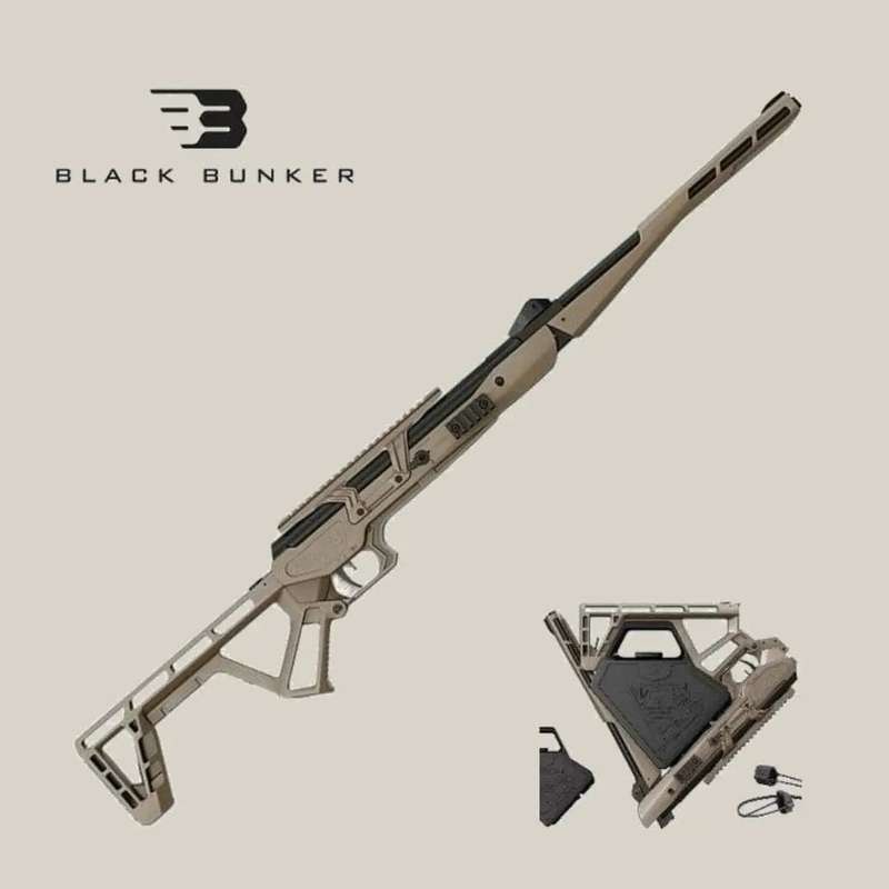Black Bunker BM8 Foldable Air Rifle (Break Barrel|1200 FPS|24J|106cm|3.4kg|4.5mm|5.5mm|(Optional ...