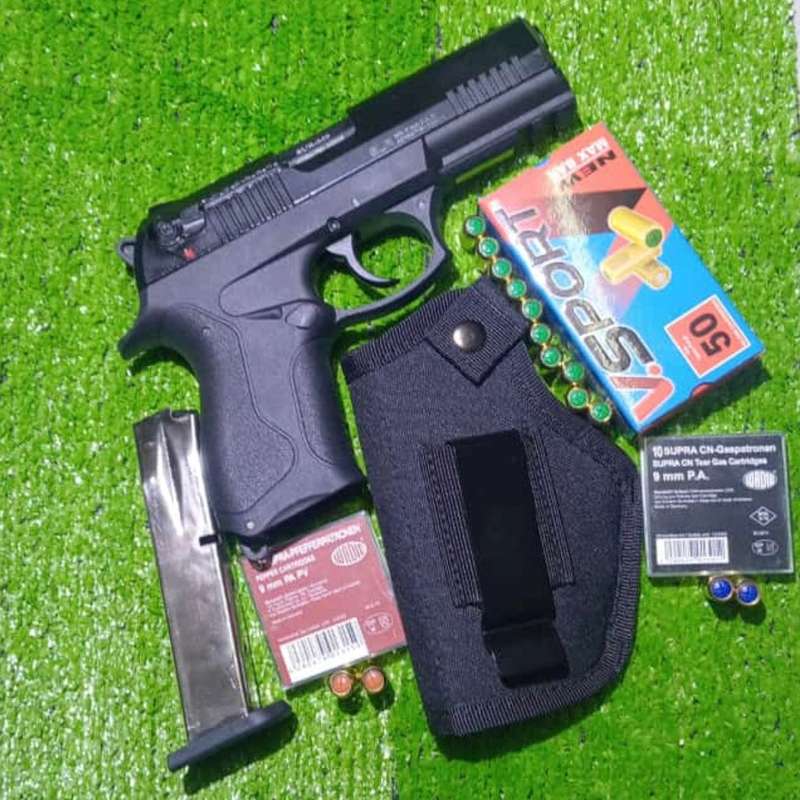 AKSA AK17-K7 Black Blank/Pepper Gun (Semi Auto|14+1|9mm PAK)