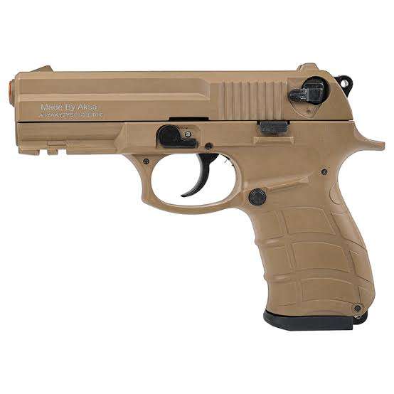 AKSA AK17-K7 TAN Blank/Pepper Gun (Semi Auto|14+1|9mm PAK)