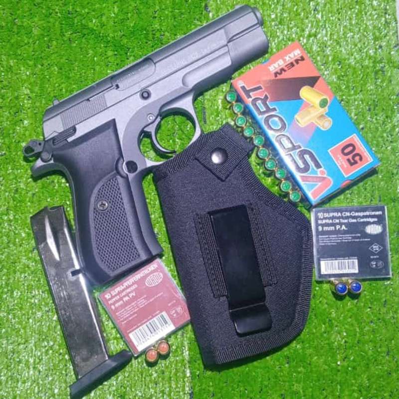 AKSA K20 Fumed Blank/Pepper Gun (Semi Auto|14+1|9mm PAK)