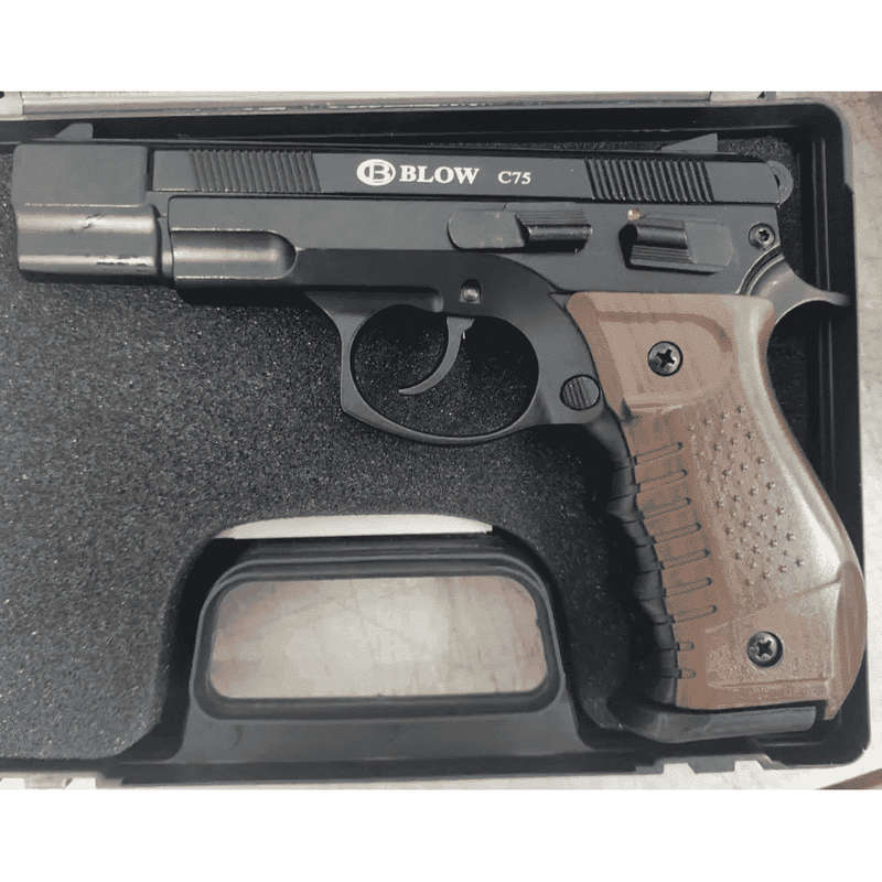 Blow CZ75 Blank Gun Brown Grip Accessory