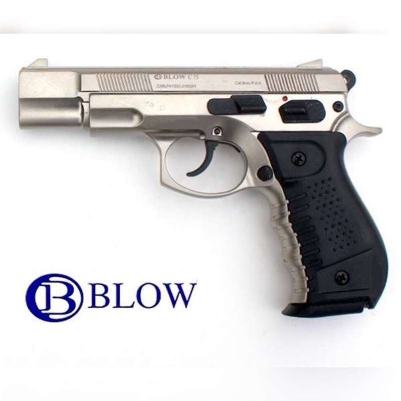 Blow CZ75 Satina Blank/Pepper Gun (Semi Auto|17+1|9mm PAK)
