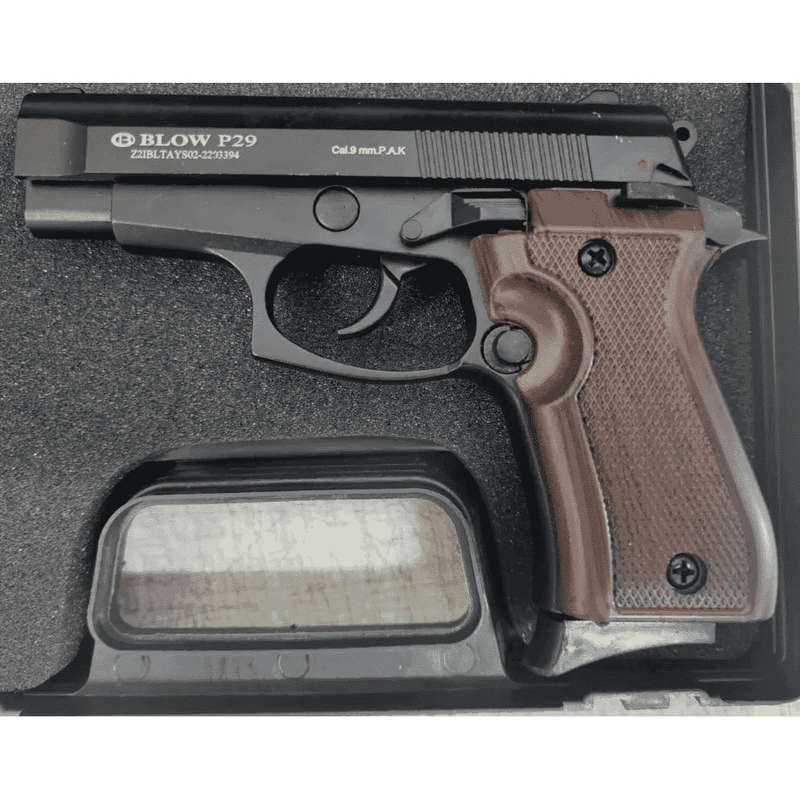 Blow P29 Blank Gun Brown Grip Accessory