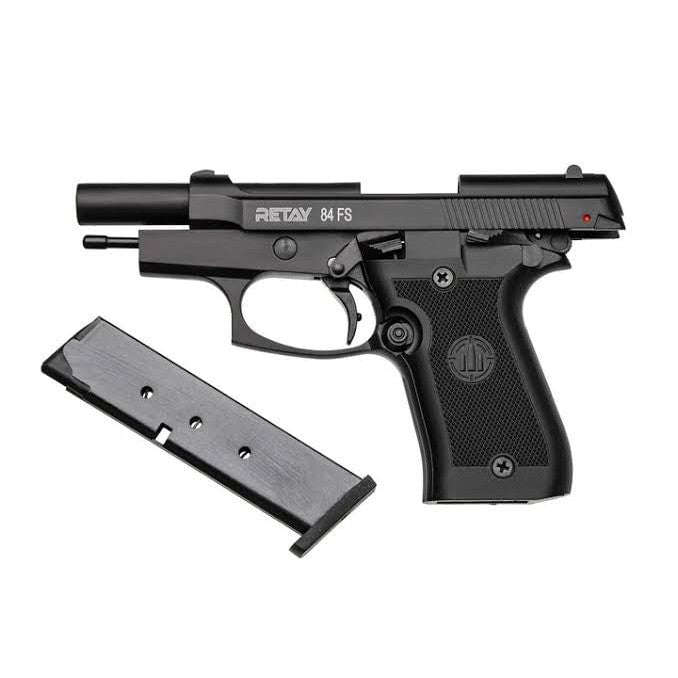 Retay 84 FS Black Blank/Pepper Gun (Semi Auto|7+1|9mm PAK)
