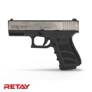Retay G19C - Fumed Blank/Pepper Gun (Semi Auto|14+1|9mm PAK)
