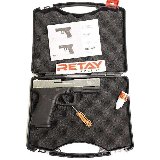 Retay G19C - Fumed Blank/Pepper Gun (Semi Auto|14+1|9mm PAK)