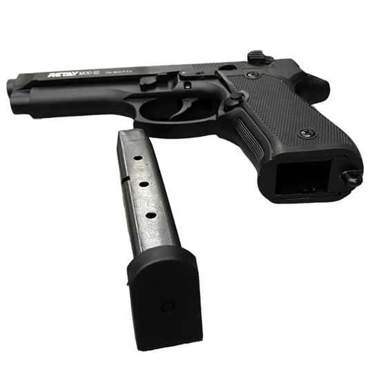 Retay MOD 92 Black Blank/Pepper Gun (Semi Auto|15+1|9mm PAK) - GSA