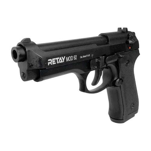 Retay MOD 92 Black Blank/Pepper Gun (Semi Auto|15+1|9mm PAK) - GSA