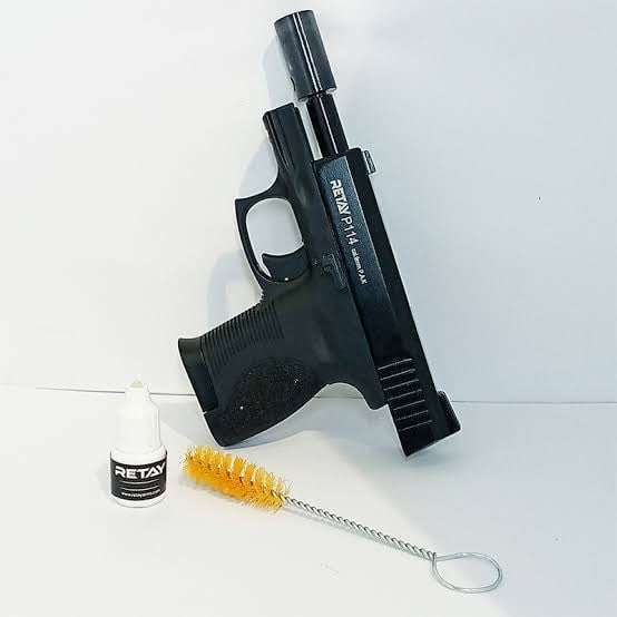 Retay P114 Black Mini Glock Blank/Pepper Gun (Semi Auto|5+1|9mm PAK)