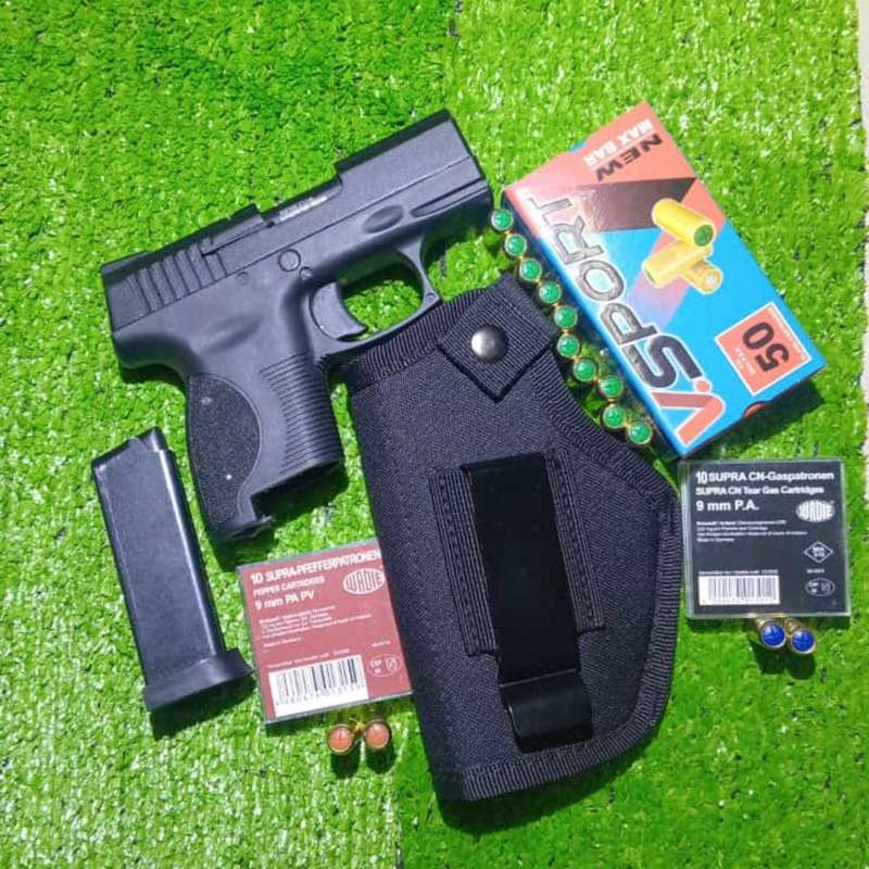 Retay P114 Black Mini Glock Blank/Pepper Gun (Semi Auto|5+1|9mm PAK)