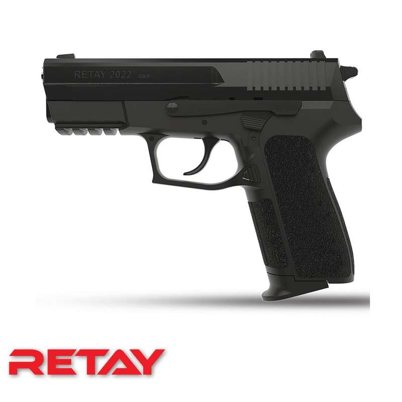 Retay S2022 Black Blank/Pepper Gun (Semi Auto|14+1|9mm PAK)