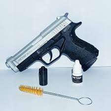Retay XPRO Mat Chrome Blank/Pepper Gun (Semi Auto|14+1|9mm PAK)