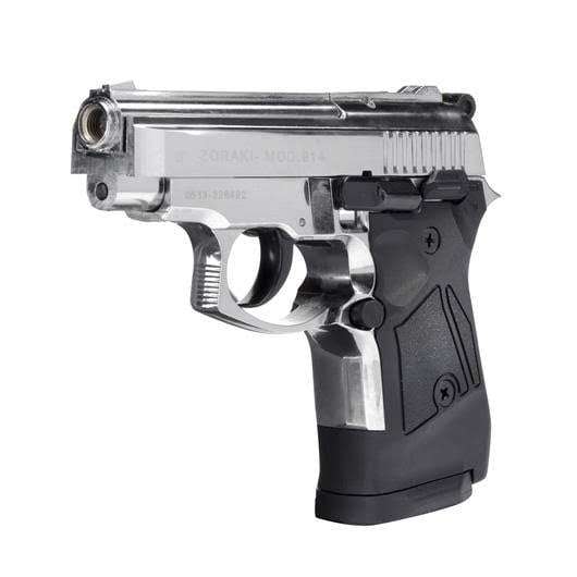 Zoraki Mod 914 Shiny Chrome Blank/Pepper Gun (Semi Auto|14+1|9mm PAK)
