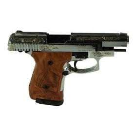 Zoraki Mod 914-T Mat Chrome Blank/Pepper Gun (Semi Auto|14+1|9mm PAK)