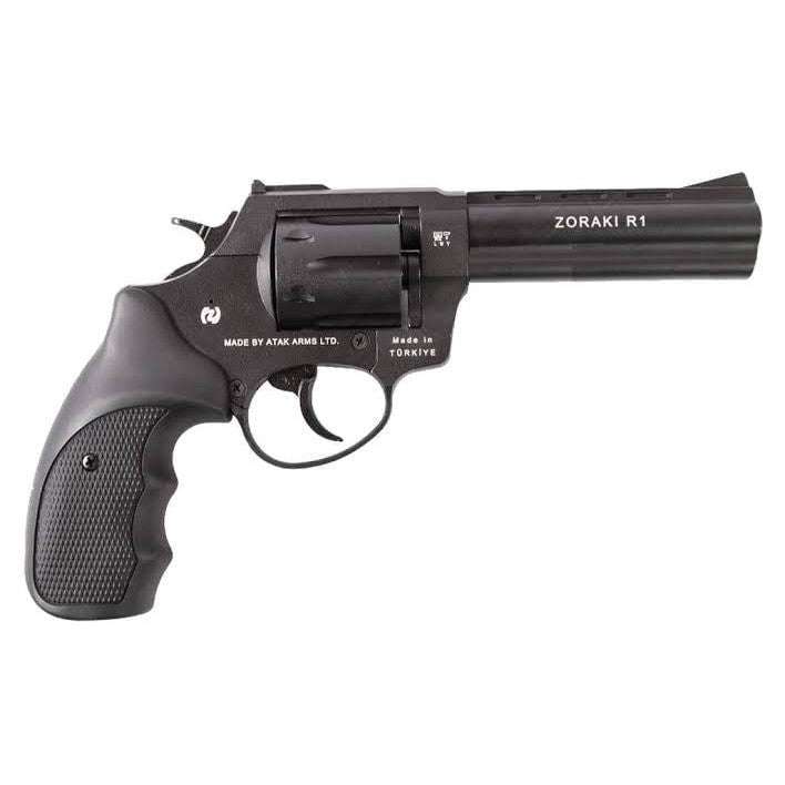 Zoraki R1 4.5" Black Blank/Pepper Gun (Semi Auto|6 Rounds|9mm PAK|Revolver)