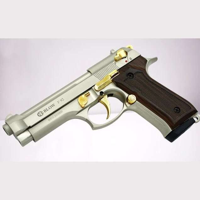 Blow F92 Fumed/Gold Blank/Pepper Gun (Semi Auto|15+1|9mm PAK)