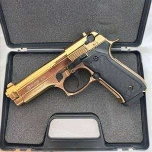 Blow F92 Gold Blank/Pepper Gun (Semi Auto|15+1|9mm PAK)