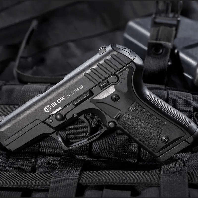 Blow TRZ914 Black Blank/Pepper Gun (Semi Auto|14+1|9mm PAK)