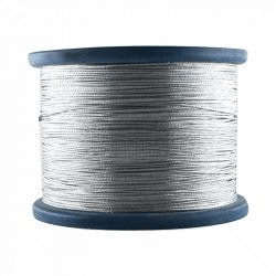Braided Galvanised Wire 1.2mm 5Kg Reel - Lightweight Fencing Solution