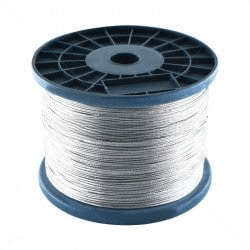 Braided Galvanised Wire 1.2mm 5Kg Reel - Lightweight Fencing Solution