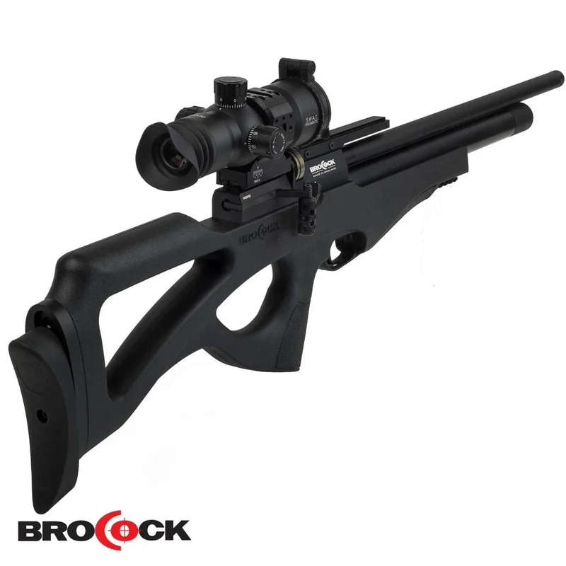 Brocock Compatto SHR Sniper PCP Rifle (Bolt Action|10|900 FPS|60J|86cm|3.1g|5.5mm)