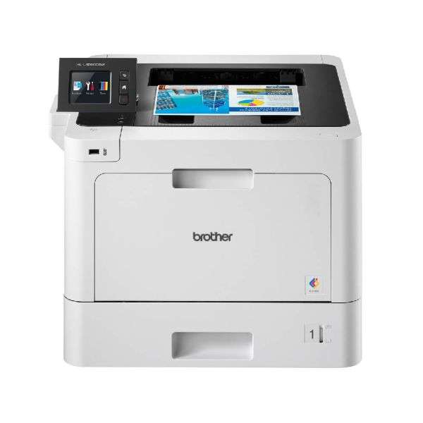 Brother High-Speed Colour Duplex Laser Printer with wired and wireless networking capability (5YR...