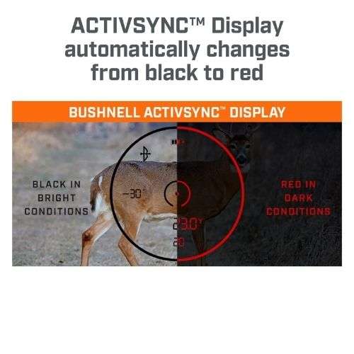 Bushnesll Fusion X 10X42 Black Active Display Binoculars