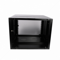 Cabinet 9U Wall Box Swingframe 600mm excl Fan & Power Part No: CA103B