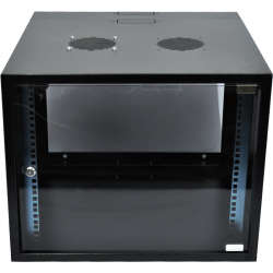 Cabinet 9U Wall Box Swingframe 600mm incl Fan & Power Part No: CA103