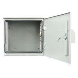Cabinet 9U Wall Mount Outdoor 600x450mm IP55 Grey Part No: CA103-1