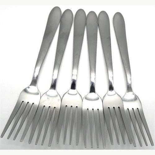 Casey Catering 6 Piece Stainless Steel Dinner Dessert Forks