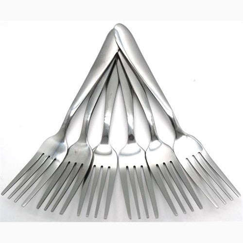 Casey Catering 6 Piece Stainless Steel Dinner Dessert Forks