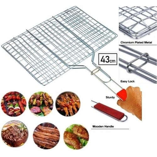 Casey Faza BBQ Rectangular Stainless Steel Large Hand Tool