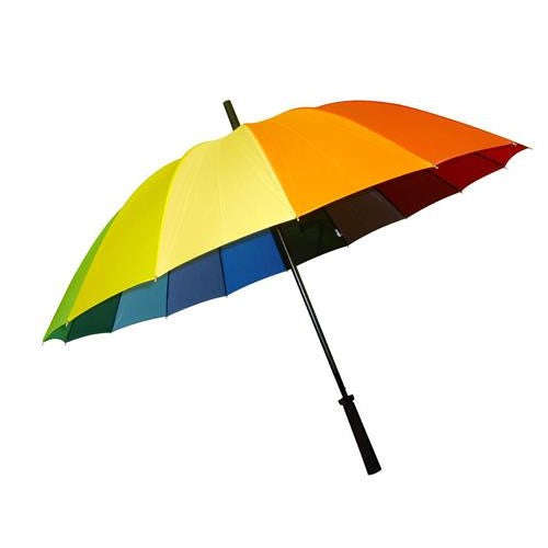 Casey Handheld Large Umbrella - Multicolor Design for All Weather Protection