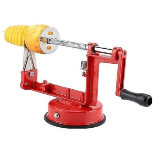 Casey Manual Spiral Potato Slicer Red