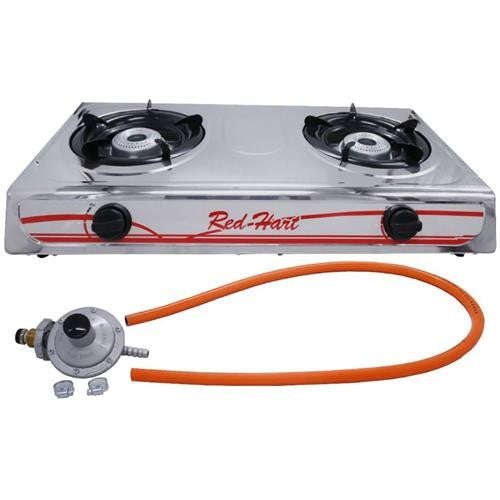 Casey Red 2 Plate Stainless Steel Gas Stove | Stylish & Efficient Cooking