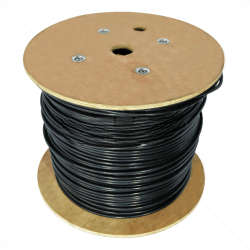 CAT6 Shielded Solid Copper Outdoor UV Black - 500m Part No: CB70-8