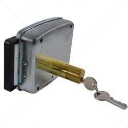 CISA Electric Rim Gate Lock Inward Open LHS with Push Button 12VAC Part No: LK99
