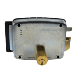 CISA Electric Rim Gate Lock Inward Open LHS with Push Button 12VAC Part No: LK99