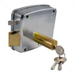 CISA Electric Rim Gate Lock Inward Open RHS with Push Button 12VAC Part No: LK98